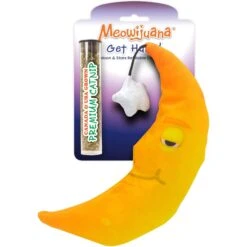 Meowijuana Refillable Get Hung Moon & Stars Cat Toy