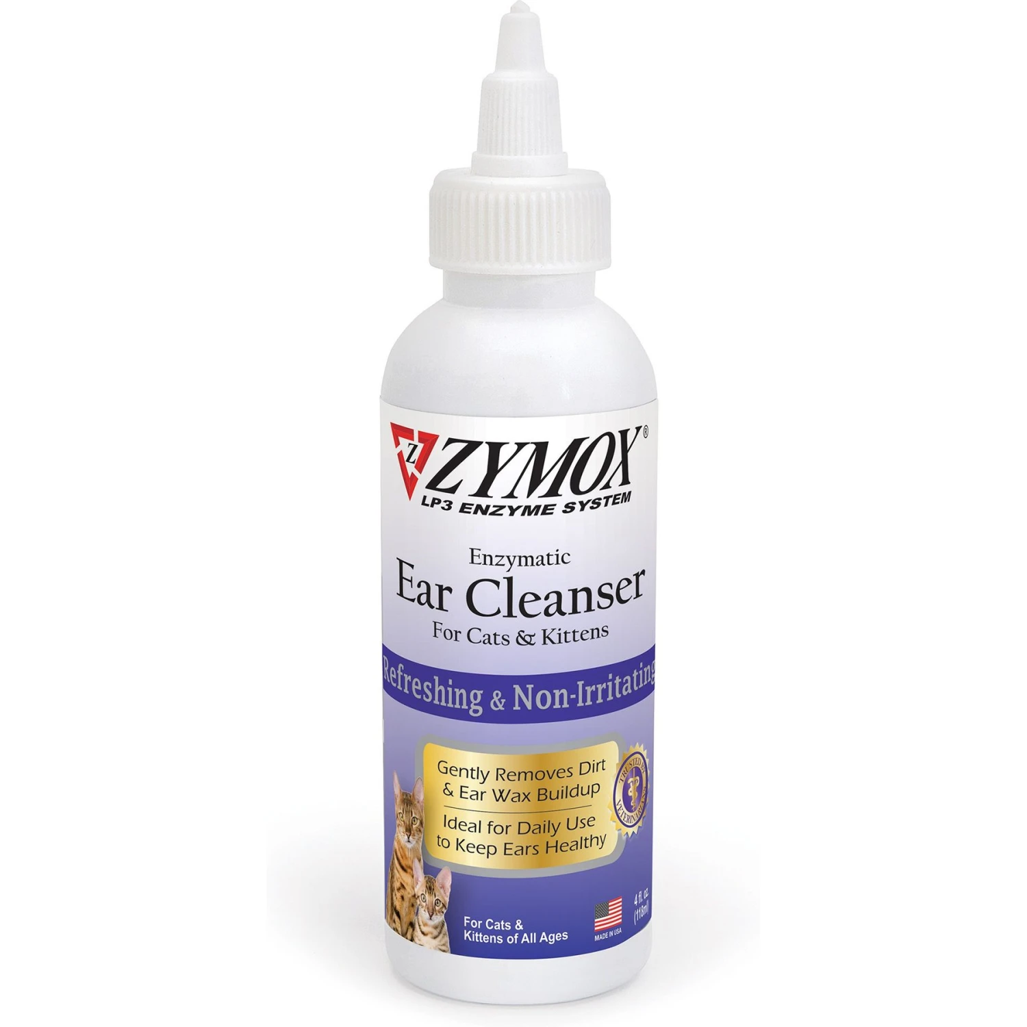 Zymox Enzymatic Cat & Kitten Ear Cleanser, 1-oz Tube 3 Zymox Enzymatic Cat & Kitten Ear Cleanser, 1-oz Tube