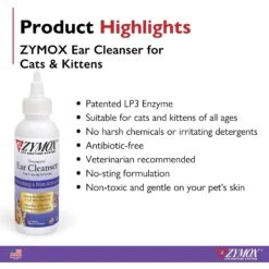 Zymox Enzymatic Cat & Kitten Ear Cleanser, 1-oz Tube 10 Zymox Enzymatic Cat & Kitten Ear Cleanser, 1-oz Tube -Pawfect Care 705446 PT2. AC SS1800 V1671720947