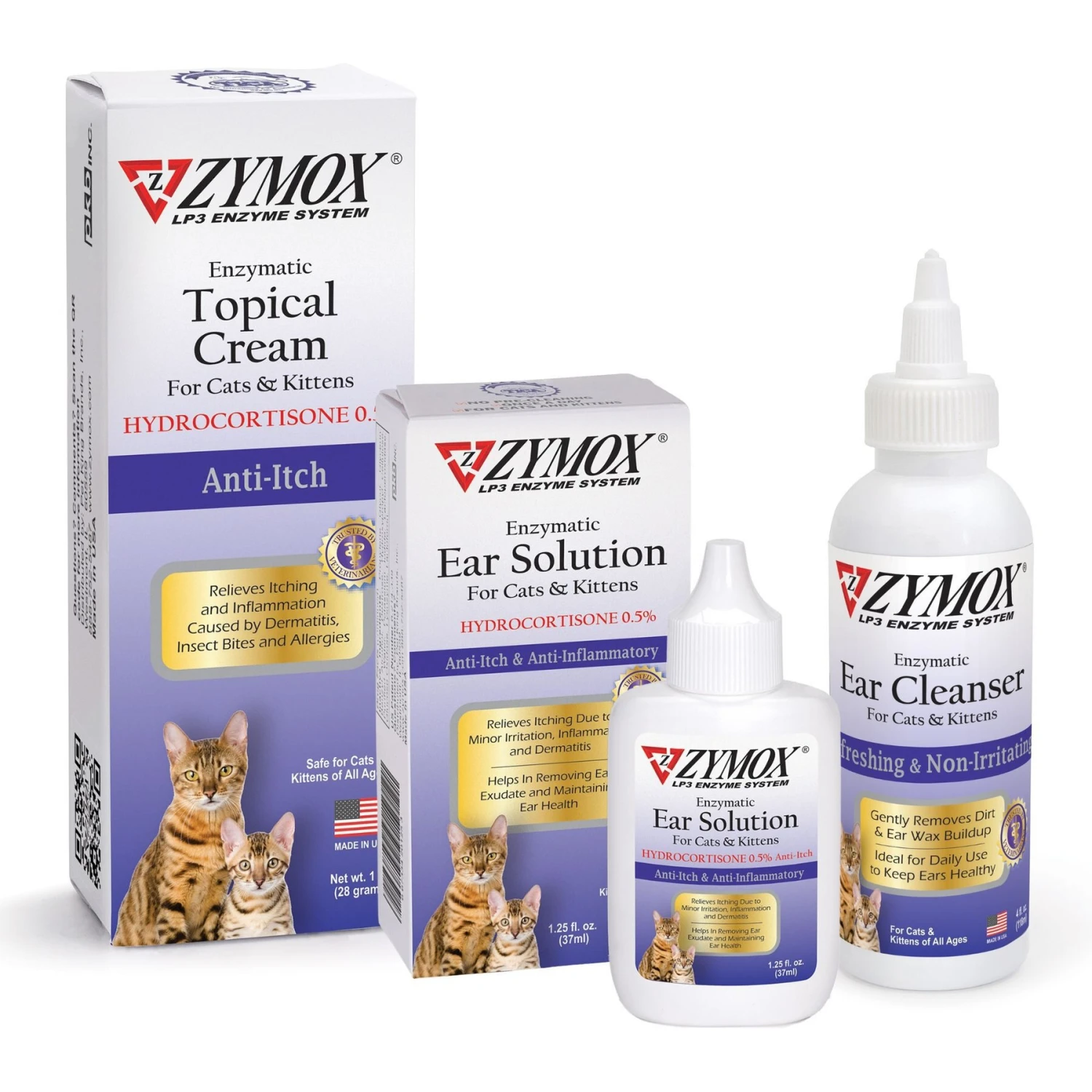 Zymox Enzymatic Cat & Kitten Ear Cleanser, 1-oz Tube 8 Zymox Enzymatic Cat & Kitten Ear Cleanser, 1-oz Tube - Image 6