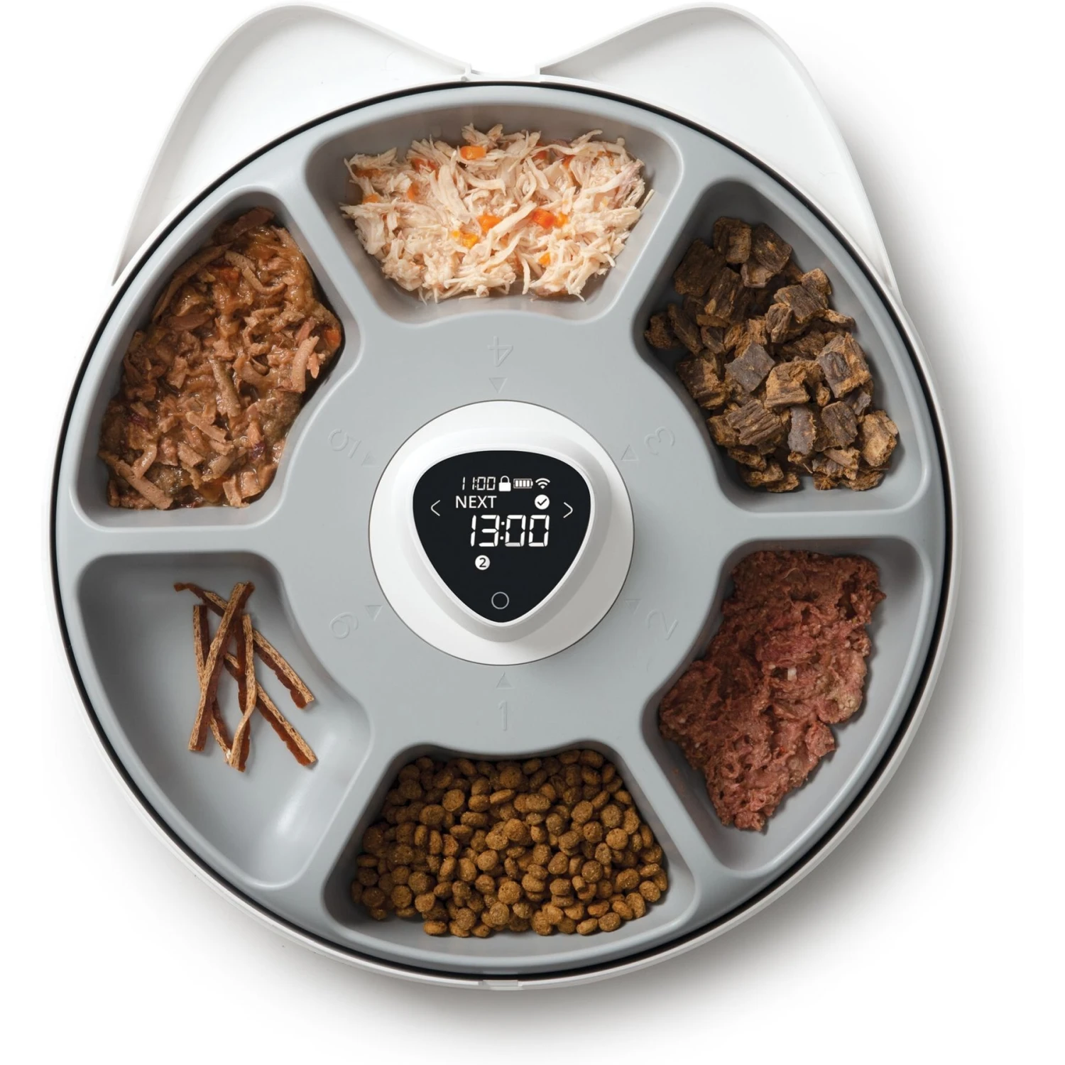 Catit Pixi Smart 6-Meal Cat Feeder 6 Catit Pixi Smart 6-Meal Cat Feeder - Image 4