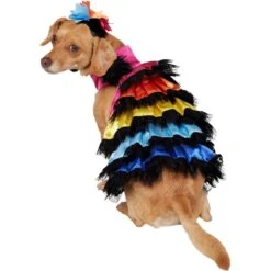 Frisco Ruffle Party Dog & Cat Dress + Headpiece -Pawfect Care 707350 PT3. AC SS1800 V1689278371