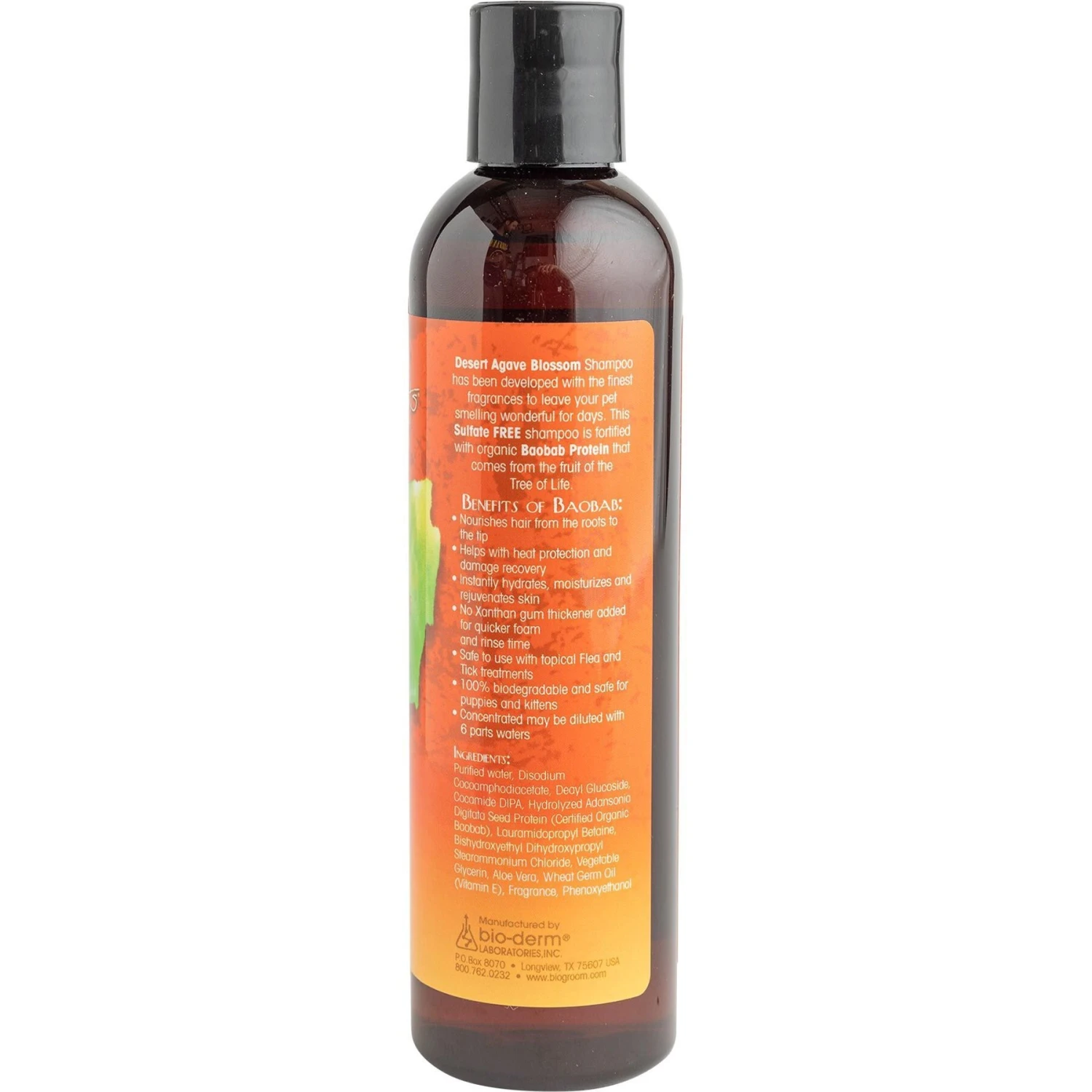 Bio-Groom Natural Scents Desert Agave Blossom Dog Shampoo, 8-oz Bottle 4 Bio-Groom Natural Scents Desert Agave Blossom Dog Shampoo, 8-oz Bottle - Image 2