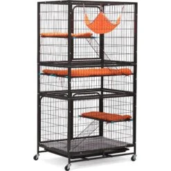 Coziwow 3-Door Heavy Duty Cat Cage Playpen With Wheels 13 Coziwow 3-Door Heavy Duty Cat Cage Playpen With Wheels -Pawfect Care 712878 PT2. AC SS1800 V1681995885