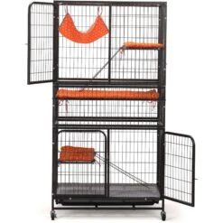 Coziwow 3-Door Heavy Duty Cat Cage Playpen With Wheels 14 Coziwow 3-Door Heavy Duty Cat Cage Playpen With Wheels -Pawfect Care 712878 PT3. AC SS1800 V1681936500