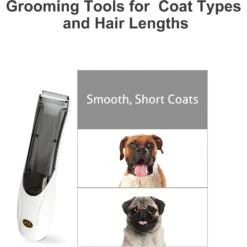 Fido Fave Cat & Dog Hair Grooming Clippers Kit, White, Small -Pawfect Care 715006 PT6. AC SS1800 V1669397227