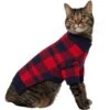 Frisco Fleece Lined Buffalo Plaid Mock Neck Dog & Cat Sweater -Pawfect Care 718470 MAIN. AC SS1800 V1692380456
