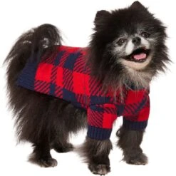 Frisco Fleece Lined Buffalo Plaid Mock Neck Dog & Cat Sweater -Pawfect Care 718470 PT2. AC SS1800 V1703184630