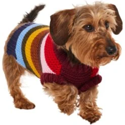 Frisco Chunky Knit Multi-Stripe Dog & Cat Sweater -Pawfect Care 718662 PT2. AC SS1800 V1703184683