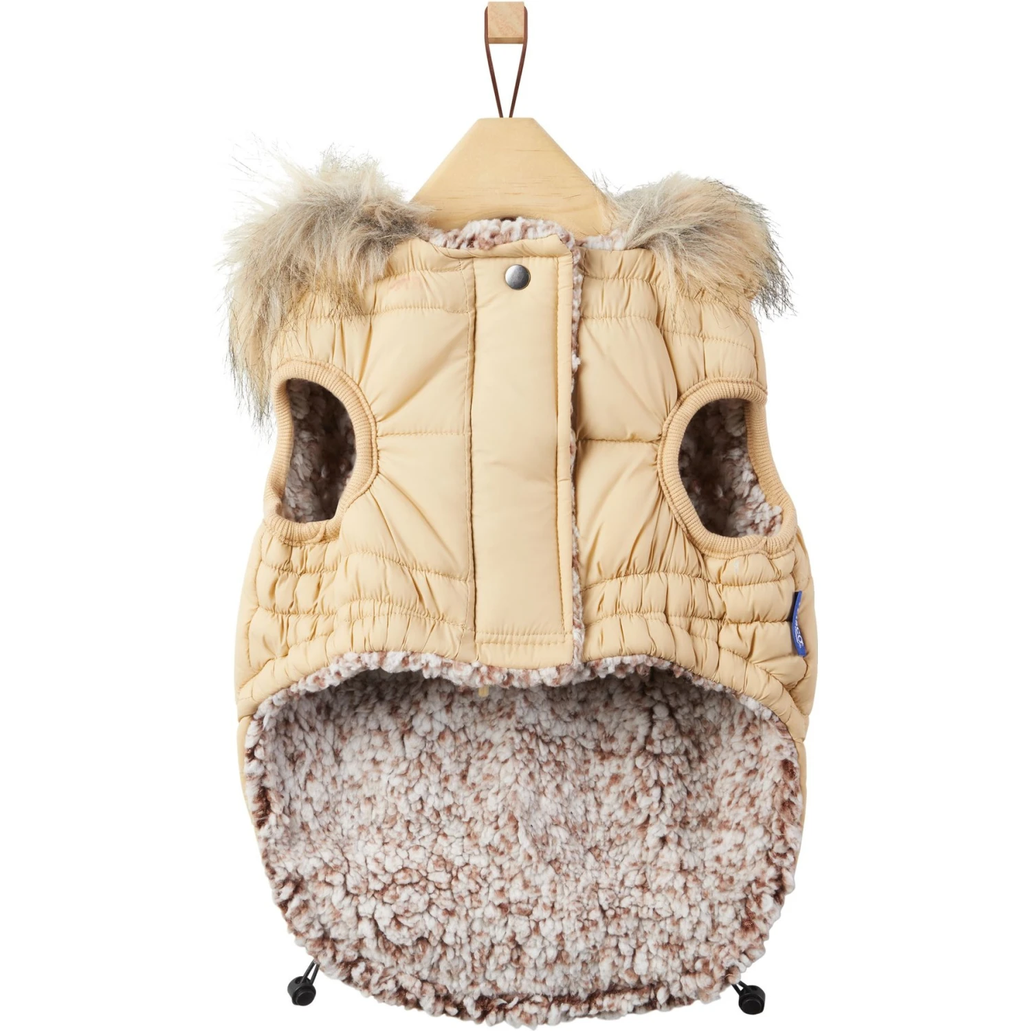 Frisco Heavy Weight Matte Quilted Dog & Cat Parka With Cozy Fleece Lining 7 Frisco Heavy Weight Matte Quilted Dog & Cat Parka With Cozy Fleece Lining - Image 5