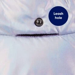 Frisco Heavy Weight Iridescent Quilted Dog & Cat Hooded Puffer Coat -Pawfect Care 720038 PT6. AC SS1800 V1692202672