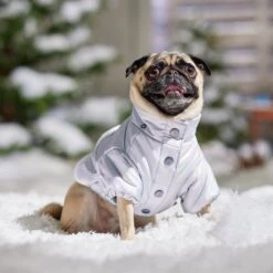 Frisco Heavy Weight Iridescent Quilted Dog & Cat Hooded Puffer Coat -Pawfect Care 720038 PT7. AC SS1800 V1692377880