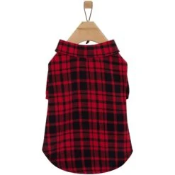 Frisco Red Tartan Plaid Dog & Cat Flannel Shirt -Pawfect Care 720790 PT3. AC SS1800 V1693401059