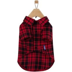 Frisco Red Tartan Plaid Dog & Cat Flannel Shirt -Pawfect Care 720790 PT4. AC SS1800 V1693401030