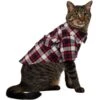 Frisco Red & Blue Plaid Dog & Cat Flannel Shirt -Pawfect Care 720838 MAIN. AC SS1800 V1692379897