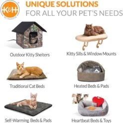 K&H Pet Products Heated Kitty Sleephouse 17 K&H Pet Products Heated Kitty Sleephouse -Pawfect Care 72240 PT8. AC SS1800 V1637625224