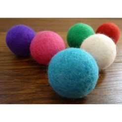Earthtone Solutions Felted Wool Cat Ball Toy, 6 Count -Pawfect Care 729895 PT3. AC SS1800 V1670266058