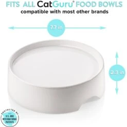 CatGuru Standard Cat & Dog Food Bowl, Marshmallow 10 CatGuru Standard Cat & Dog Food Bowl, Marshmallow -Pawfect Care 730910 PT2. AC SS1800 V1673016172