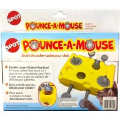 Ethical Pet Pounce A Mouse Treat Dispensing Cat Toy, Yellow -Pawfect Care 736558 PT3. AC SS1800 V1683657547