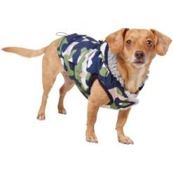 Frisco Medium Weight Urban City Camo Printed Dog & Cat Hooded Coat -Pawfect Care 742358 PT2. AC SS1800 V1703194380
