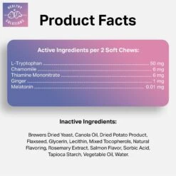 Healthy Solutions For Pets Soft Chews Calming Supplement For Cats, 60 Count -Pawfect Care 743478 PT6. AC SS1800 V1674586855