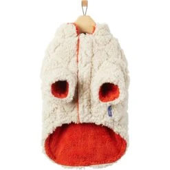 Frisco Medium Weight Quilted Sherpa Dog & Cat Zipper Coat -Pawfect Care 744166 PT4. AC SS1800 V1692978614