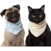 Frisco Reversible Snowflake Cozy Knit Faux Fur Dog & Cat Pullover Bandana, 1 Count -Pawfect Care 746630 MAIN. AC SS1800 V1694800688