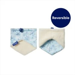 Frisco Reversible Snowflake Cozy Knit Faux Fur Dog & Cat Pullover Bandana, 1 Count -Pawfect Care 746630 PT4. AC SS1800 V1694799889