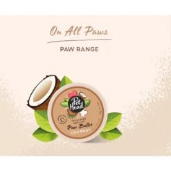 Pet Head On All Paws Coconut Cat & Dog Paw Butter Soothes & Nourishes Paws & Noses, 1.4-oz Jar -Pawfect Care 750302 PT5. AC SS1800 V1675108569