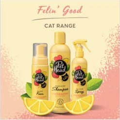 Pet Head Felin' Good Spray Vegan Cat Deodorizer, 10.1-oz Bottle -Pawfect Care 750334 PT5. AC SS1800 V1675101592