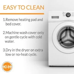 K&H Pet Products Thermo-Kitty Cuddle Up Indoor Heated Bolster Cat Bed, Mocha -Pawfect Care 75128 PT5. AC SS1800 V1611769379