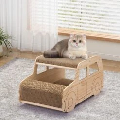 Coziwow Car-Shaped Cat Scratcher Board With Catnip -Pawfect Care 756702 PT2. AC SS1800 V1700156107
