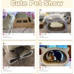 Coziwow Car-Shaped Cat Scratcher Board With Catnip -Pawfect Care 756702 PT7. AC SS1800 V1676308995