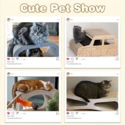 Coziwow Car-Shaped Cat Scratcher Board With Catnip -Pawfect Care 756702 PT8. AC SS1800 V1676318636