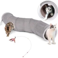 Ownpets S Shape Tunnel Cat Toy