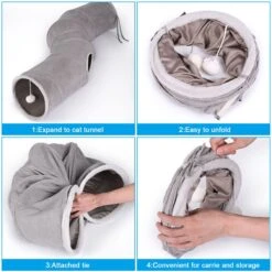 Ownpets S Shape Tunnel Cat Toy -Pawfect Care 759126 PT5. AC SS1800 V1674512022