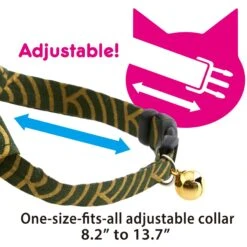 Necoichi Bandana Cat Collar With Air Tag Pocket, One Size -Pawfect Care 759454 PT2. AC SS1800 V1682709870