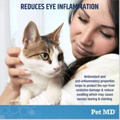 Pet MD Tear Stain Remover Dog & Cat Supplement, 60 Count -Pawfect Care 761070 PT4. AC SS1800 V1683121550
