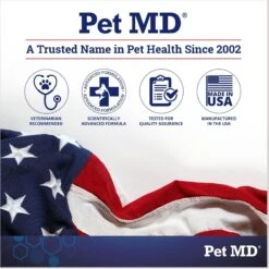 Pet MD Tear Stain Remover Dog & Cat Supplement, 60 Count -Pawfect Care 761070 PT5. AC SS1800 V1683121609