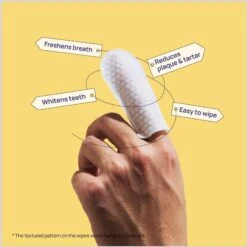 HICC PET Finger Glove Cat & Dog Dental Wipes, 50 Count -Pawfect Care 769934 PT2. AC SS1800 V1688654224