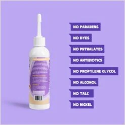 HICC PET Antibacterial Cat & Dog Ear Rinse With Cotton Swabs, 4-oz Bottle -Pawfect Care 770094 PT5. AC SS1800 V1688654229