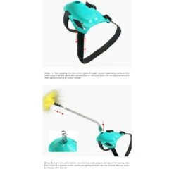 EYS Handsfree Teaser Wand Cat Toy, Blue 12 EYS Handsfree Teaser Wand Cat Toy, Blue -Pawfect Care 770406 PT3. AC SS1800 V1676052574