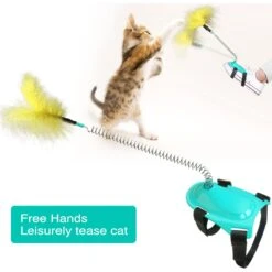 EYS Handsfree Teaser Wand Cat Toy, Blue 13 EYS Handsfree Teaser Wand Cat Toy, Blue -Pawfect Care 770406 PT4. AC SS1800 V1676064449
