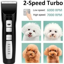 Casfuy 2-Speed Cordless Quiet Dog & Cat Hair Grooming Clippers Kit, Black 10 Casfuy 2-Speed Cordless Quiet Dog & Cat Hair Grooming Clippers Kit, Black -Pawfect Care 782886 PT2. AC SS1800 V1681318034