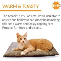 K&H Pet Products Unheated Amazin' Kitty Pad -Pawfect Care 78568 PT3. AC SS1800 V1678204236