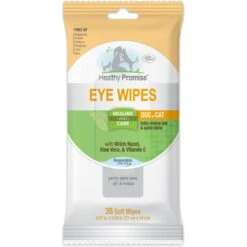 Four Paws Healthy Promise Cat & Dog Eye Wipes, 35 Count