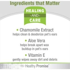 Four Paws Healthy Promise Cat & Dog Ear Wipes, 35 Count -Pawfect Care 797038 PT3. AC SS1800 V1683040308