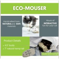 Honest Pet Products Eco-Mouser Cat Toy -Pawfect Care 797246 PT2. AC SS1800 V1690813592