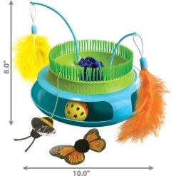 KONG Playground Garden Cat Toy, Green -Pawfect Care 797422 PT1. AC SS1800 V1678199263