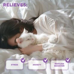 Relaxivet Calming Diffuser Refill & Anti Anxiety Cat Calming Diffuser, 3-oz Bottle, 2 Count -Pawfect Care 807462 PT4. AC SS1800 V1680192477